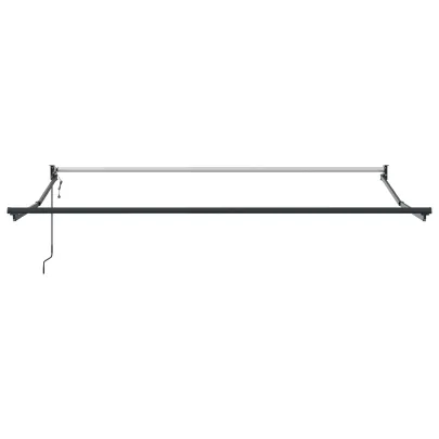 Marchiză Retractabilă Verde-Alb 300x250 cm - Material Umbră