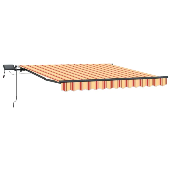 Marchiză Retractabilă cu LED pentru Exterior 350x250 cm