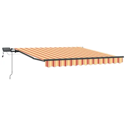 Marchiză Retractabilă cu LED pentru Exterior 350x250 cm