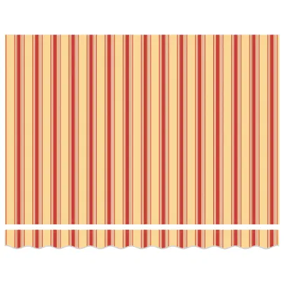 Marchiză Retractabilă Exterior 350x250 cm - Galben-Portocalie