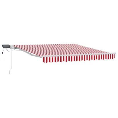 Marcă retractabilă LED exterior 350x250 cm | vidaXL