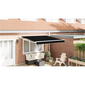 Marchiză Automată Retractabilă 3.5x2.5m - Negru | Livrare Gratuită
