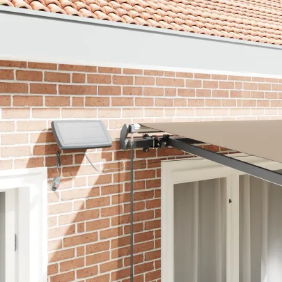 Marchiză Retractabilă cu LED Bej 350x250 cm - Livrare Gratuită