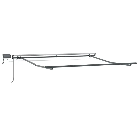 Marchiză Retractabilă cu LED Bej 350x250 cm - Livrare Gratuită