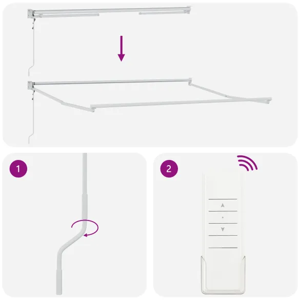 Marchiză Retractabilă Automată Albă 350x250 cm | vidaXL