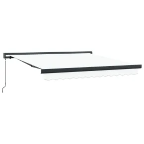Marquiza Retractabilă Alb 350x250 cm - Țesătură Înlocuire 2
