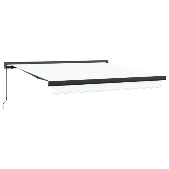 Marquiza Retractabilă Alb 350x250 cm - Țesătură Înlocuire
