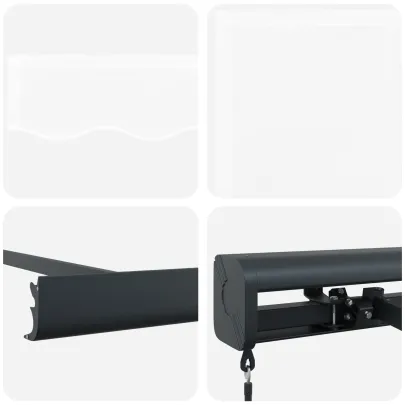 Marquiza Retractabilă Alb 350x250 cm - Țesătură Înlocuire