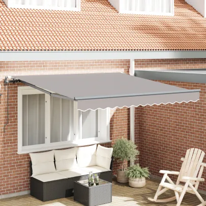 Pânză cort retractabil 3.5x2.5m gri - Înlocuire vidaXL