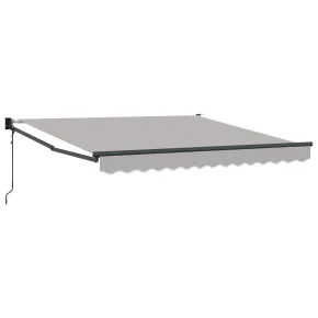 Marchiză Retractabilă Automată Gri 350x250 cm - Material Înlocuire 2