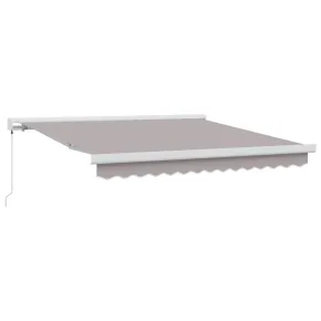 Marchiză Manuală Retractabilă Gri 350x250 cm - Cadru Înlocuire 2