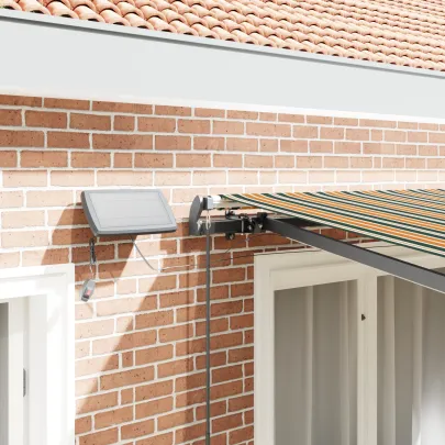 Marchiză Retractabilă Exterior cu LED | vidaXL