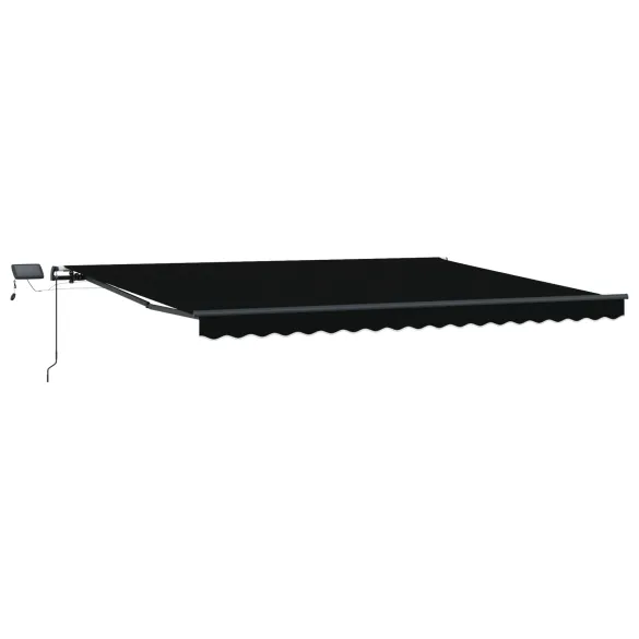 Marchiză Retractabilă Manuală cu LED 400x300 cm | vidaXL