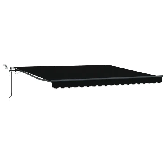 Marchiză Automată cu LED 400x300 cm - Material Negru de Înlocuire