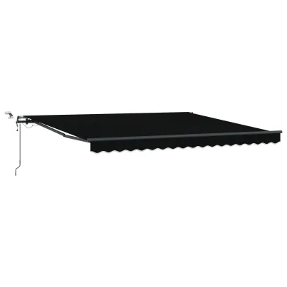 Marchiză Automată cu LED 400x300 cm - Material Negru de Înlocuire