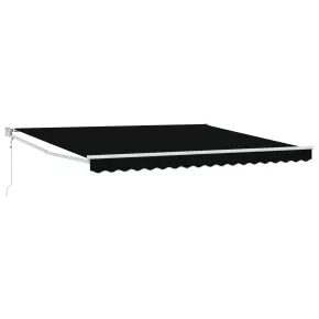 Marchiză Automată Retractabilă 400x300 cm Negru - Material Înlocuire 2
