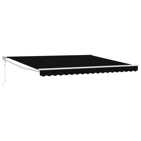 Marchiză Automată Retractabilă 400x300 cm Negru - Material Înlocuire