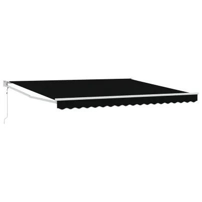 Marchiză Automată Retractabilă 400x300 cm Negru - Material Înlocuire