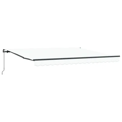 Marchiză Manuală Retractabilă Albă 400x300 cm - Material Schimb