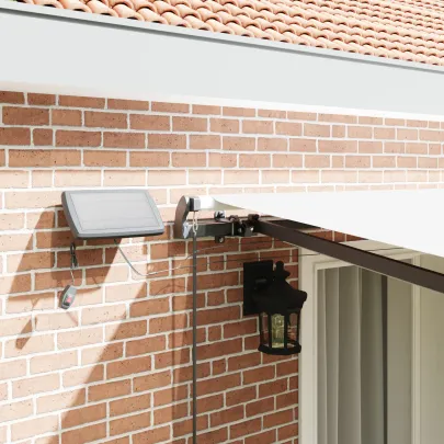 Marchiză Retractabilă cu LED 4x3m | Ușor de Instalat | vidaXL