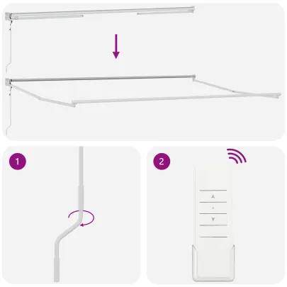 Markiză Automată Alb 400x300 cm - Material Poliester Exterior