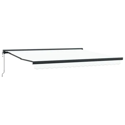 Marchiză Automată Albă 400x300 cm - Umbră Exterior