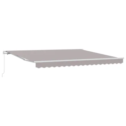 Marchiză Retractabilă Gri 400x300 cm - Material Umbră Exterior