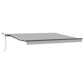 Marchiză Automată Retractabilă cu LED 400x300 cm | vidaXL 2