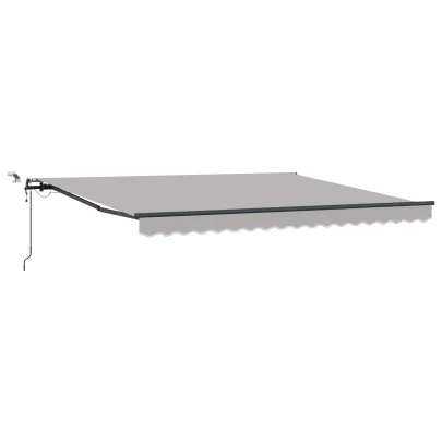Marchiză Automată Retractabilă cu LED 400x300 cm | vidaXL