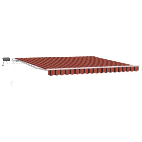 Marchiză Manuală Retractabilă cu LED pentru Exterior 2