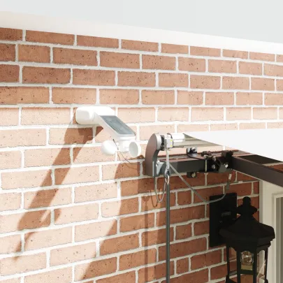 Marchiză Retractabilă Automată cu LED 400x350 cm Alb