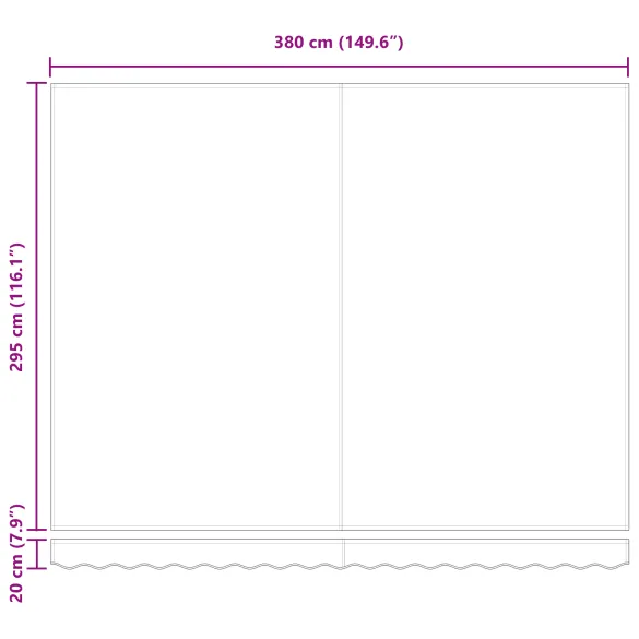 Marchiză Automată Gri 400x350 cm - UMBRĂ PERFECTĂ în Grădină