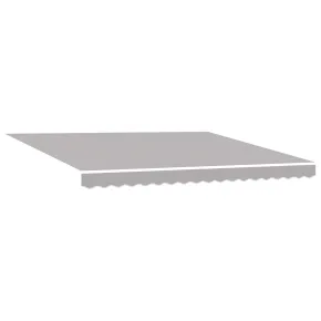 Marchiză Retractabilă Manuală Gri 400x350 cm - Material Umbră 2