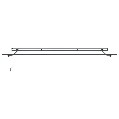Marchiză Retractabilă Manuală Gri 400x350 cm - Material Umbră
