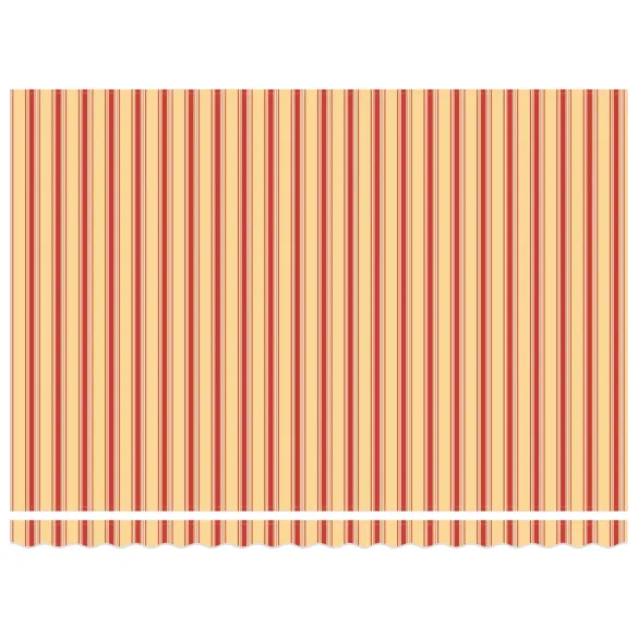 Marchiză Exterior Retractabilă Galben-Portocalie 450x300 cm