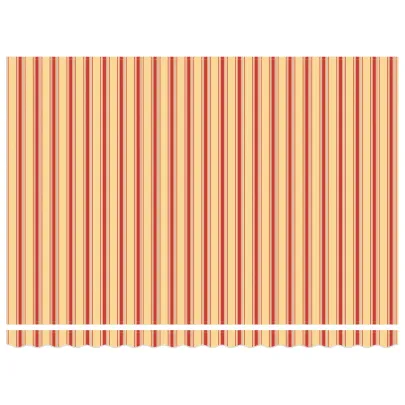 Marchiză Exterior Retractabilă Galben-Portocalie 450x300 cm