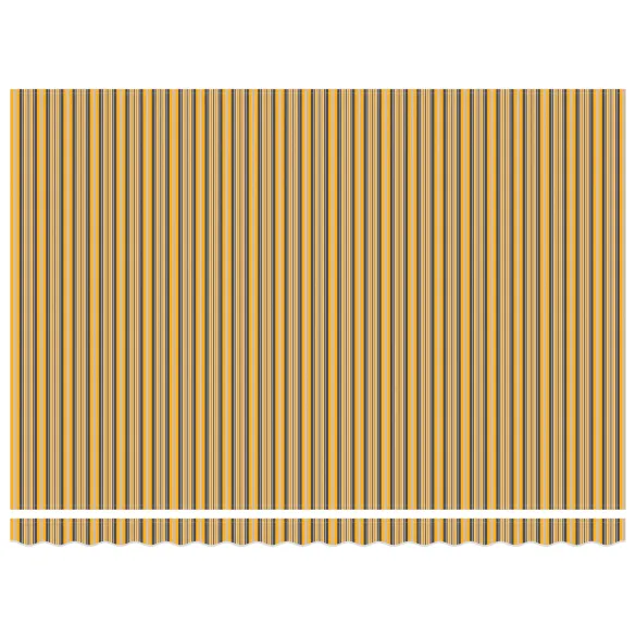 Marchiză Automată Exterior cu Dungi Multicolore 450x300 cm