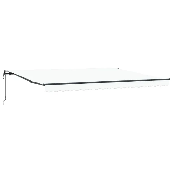 Marchiză Manuală Retractabilă Alb 4.5x3 m - Material Schimb Exterior