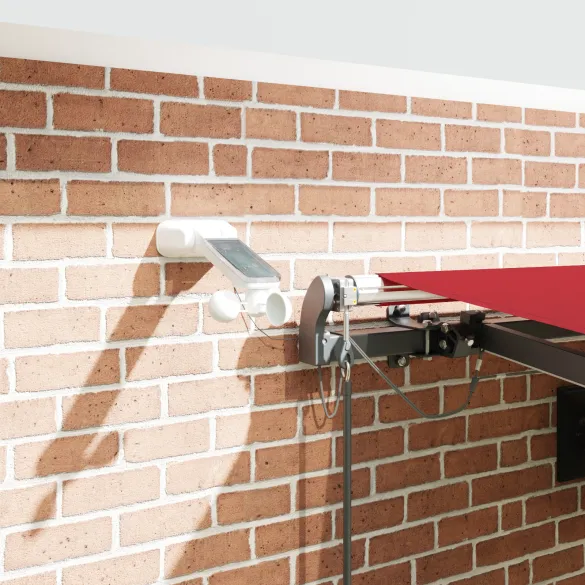 Marciză Automată cu LED Roșie 4.5x3 m - Umbră Exterior