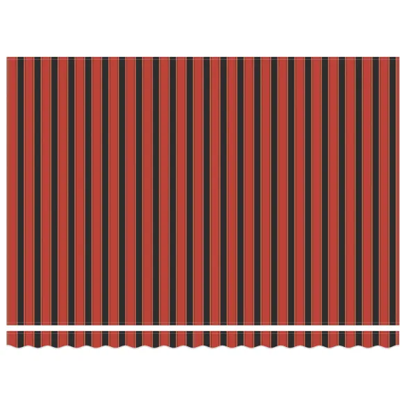 Marchiză Retractabilă Manuală 450x350 cm - Portocaliu/Maro