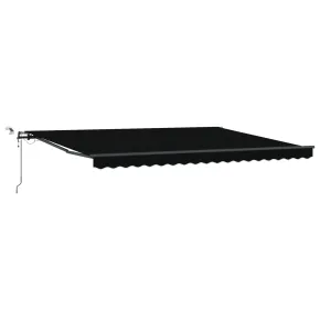 Marchiză Retractabilă Automată cu LED 450x350 cm | vidaXL 2