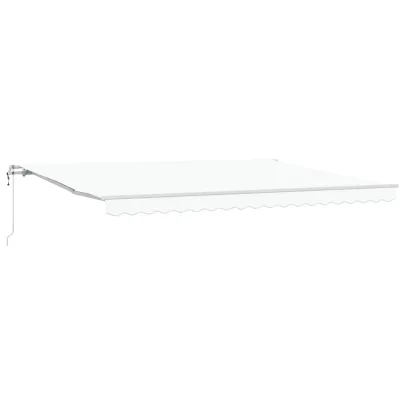 Marcaj Retractabil Automat Alb 450x350 cm - Cadru 4,5x3,5 m
