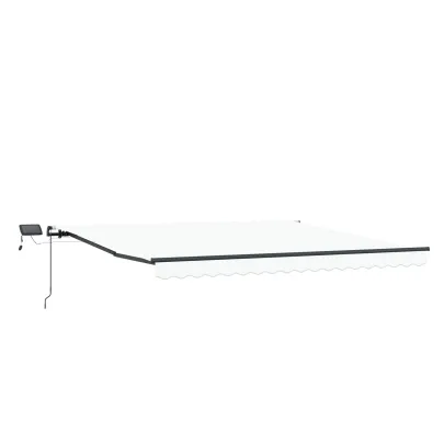 Marchiză retractabilă cu LED pentru exterior 450x350cm