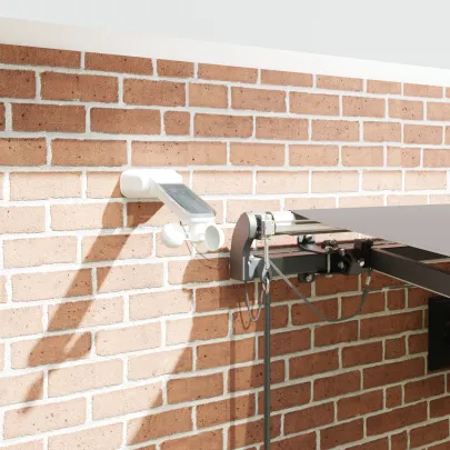 Marchiză Automată cu LED Gri 450x350 cm - Material Schimb | vidaXL