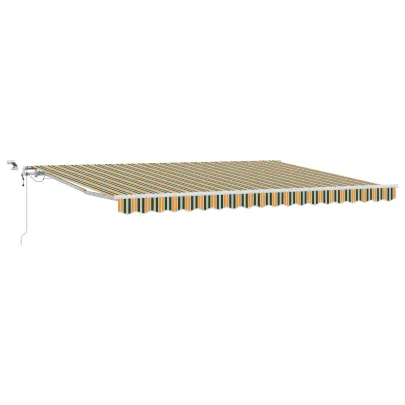 Marchiză automată cu LED-uri pentru terasă și balcon | vidaXL