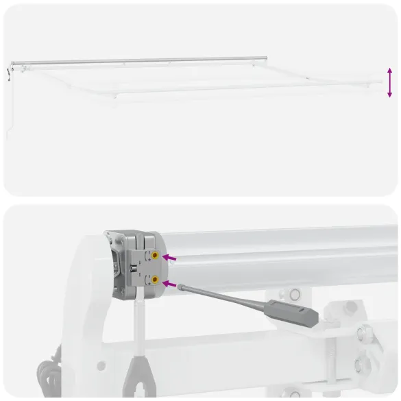 Marchiză Retractabilă Automată 500x300 cm | vidaXL