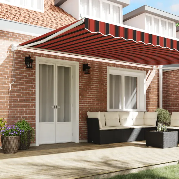 Marchiză Retractabilă Manuală 500x300cm - Livrare Gratuită