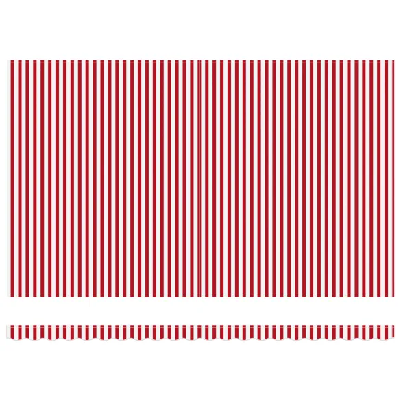Marchiză Retractabilă Exterior 500x300 cm - Dungi Roșu-Alb