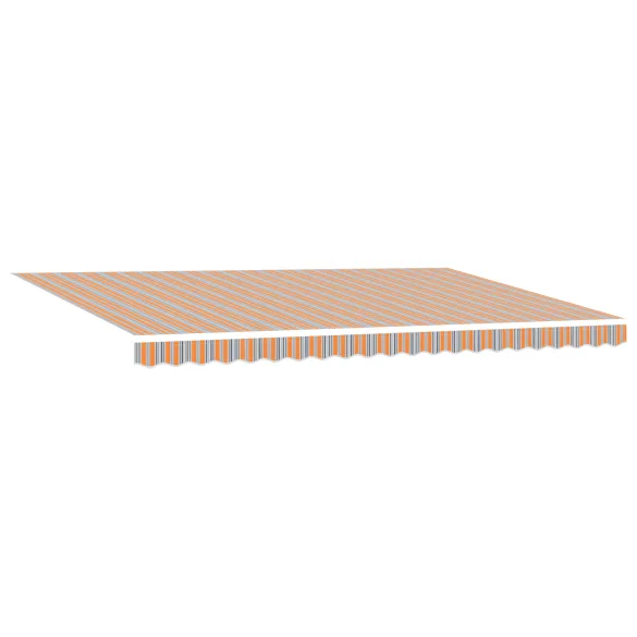 Marchiză Retractabilă Automată 500x300 cm - Dungi Multicolore