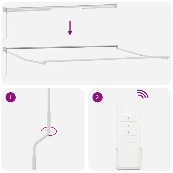 Marchiză Retractabilă Automată 500x300 cm - Dungi Multicolore
